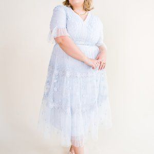 IVY CITY CO - JULES DRESS IN BABY BLUE